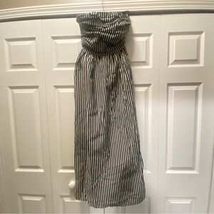 By Together Black and White Strapless Dress